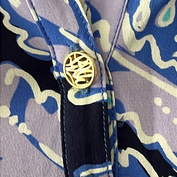 Lilly Pulitzer Elsa Lilac Verbana Pop up Coco Safari Purple Pineapples NWOT - Picture 3 of 10